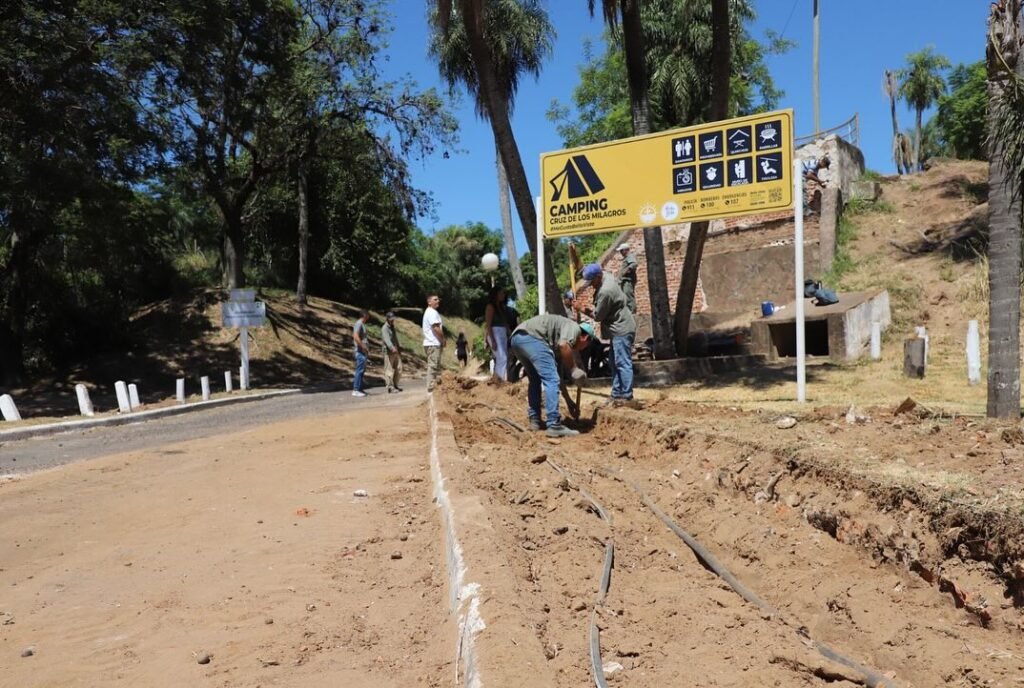 Bella Vista avanza con la segunda etapa de obras en el Parque Cruz de los Milagros