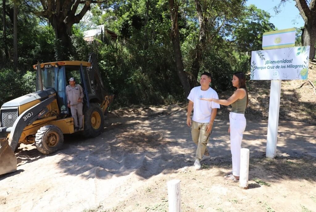 Bella Vista avanza con la segunda etapa de obras en el Parque Cruz de los Milagros