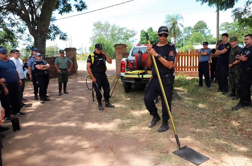 Capacitación especial contra incendios