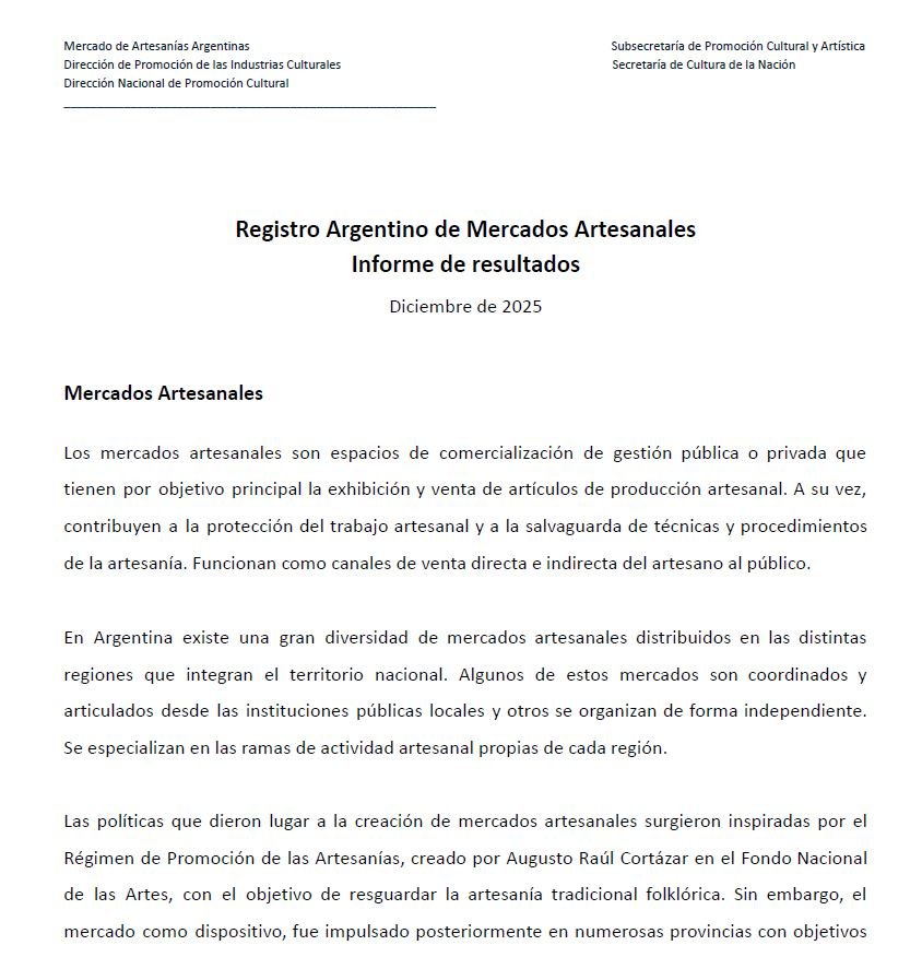 Mercados Artesanales Bella Vista